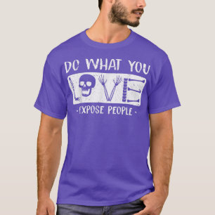 Radioloog Humor Skeleton Xray Radiology T-shirt