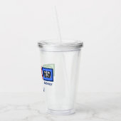 Radioloog Peace Love Radiology Chest X-Ray Tech Acryl Drinkbeker (Links)