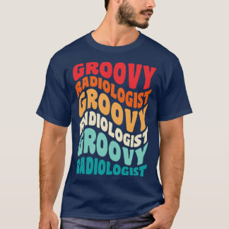 Radioloog  Retro 60s 70s 80s Vibes T-shirt