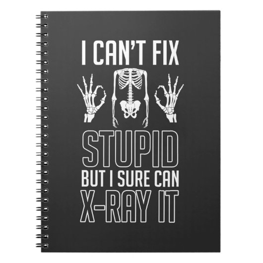 Radioloog Skeleton X-Ray Technicus Radiology Notitieboek (Voorkant)