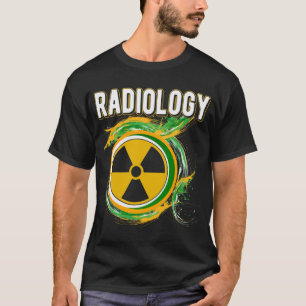 Radioloog tegen radiologisch symbool Xray T-shirt