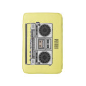 Radioregeling cartoon badmat (Voorkant Verticaal)