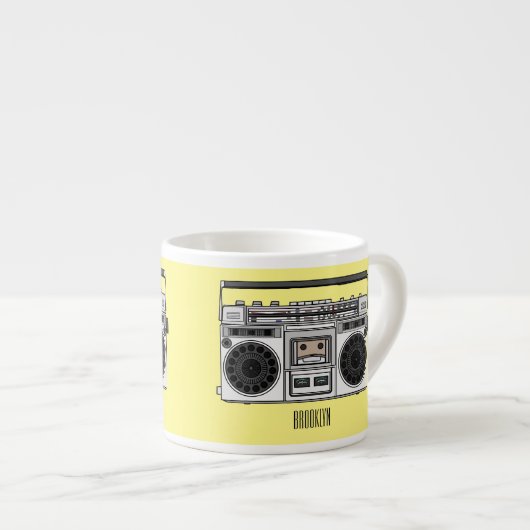 Radioregeling cartoon espresso kop (Voorkant rechts)