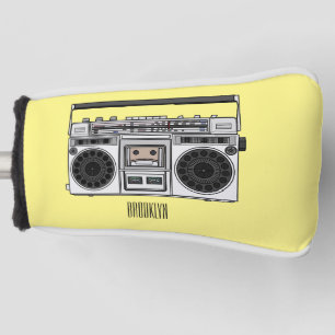 Radioregeling cartoon golfheadcover