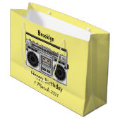 Radioregeling cartoon groot cadeauzakje (Voorkant Gekanteld)