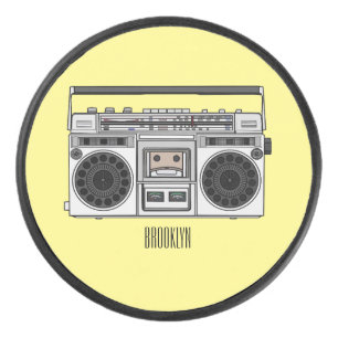 Radioregeling cartoon hockey puck