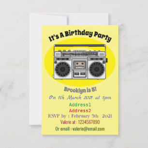 Radioregeling cartoon kaart