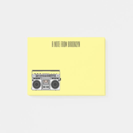 Radioregeling cartoon post-it® notes (Voorkant)