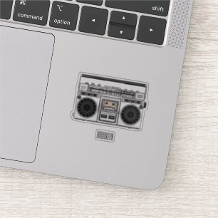 Radioregeling cartoon sticker