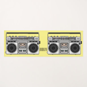 Radioregeling cartoon yogamat