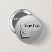 radiotalk ronde button 5,7 cm (Voorkant /achterkant)