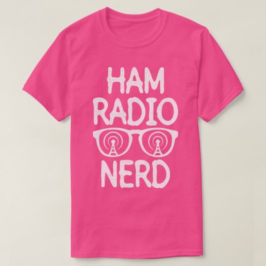 radiozender Ham Radio Nerd Ham Radio Operator Amat T-shirt (Design voorkant)