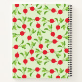 Radish Red Green Motif Recette Livre blanc (Dos)