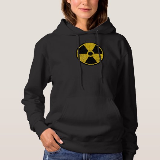 Raditieteken voor het radioactief waarschuwingssym hoodie (Voorkant)