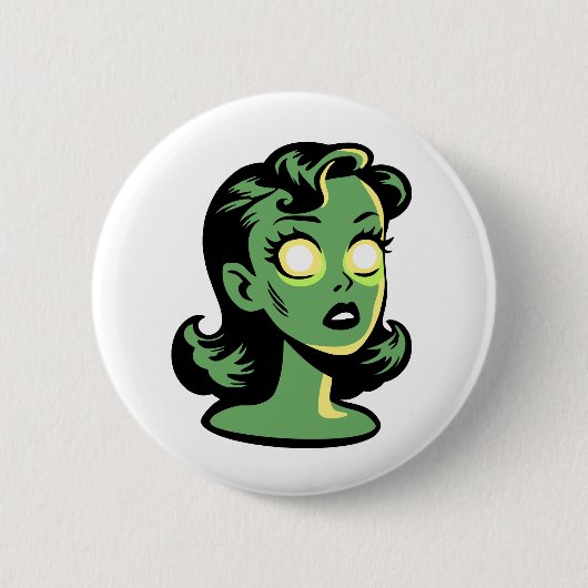 Radium Girl Ronde Button 5,7 Cm (Voorkant)