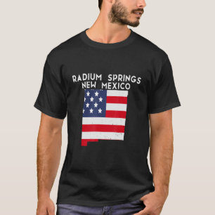 RADIUM SPRINGS USA State America Travel New Mexico T-shirt