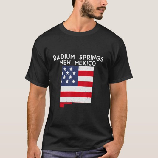 RADIUM SPRINGS USA State America Travel New Mexico T-shirt (Voorkant)