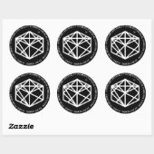 RADS Hypercube Realiteit Augmentatie Decal Systeem Ronde Sticker (Vel)