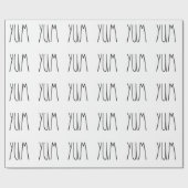 Rae Dunn geïnspireerd YUM-ompakken papier (Vlak)