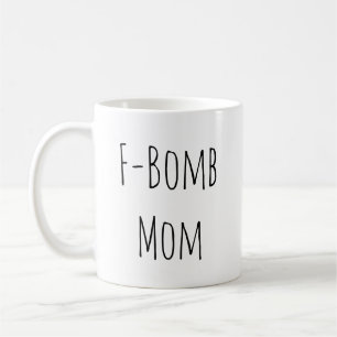 Rae Dunn Geïnspireerde F-Bomb Mok van koffie met 