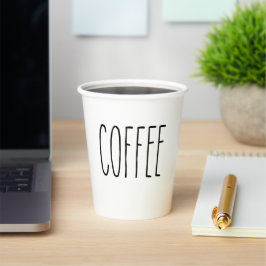 RAE DUNN Geïnspireerde moderne koffie Papieren Bekers