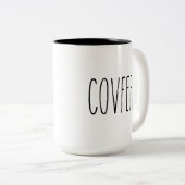 RAE DUNN Inspiré Covfefe Mug (Devant droit)