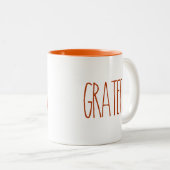 RAE DUNN Inspiré Grateful Coffee Mug (Devant droit)