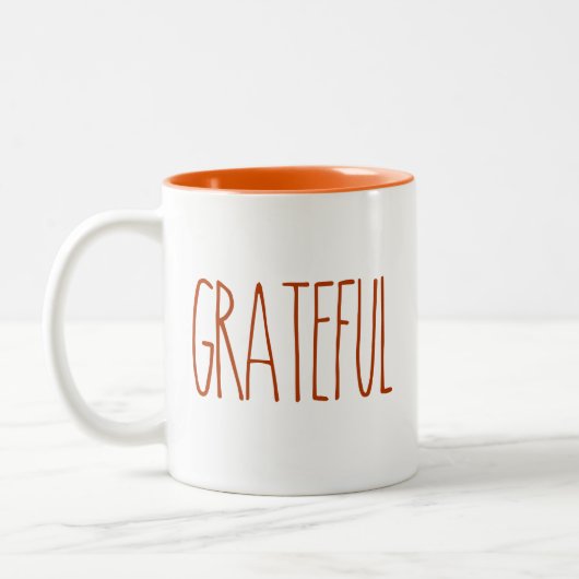 RAE DUNN Inspiré Grateful Coffee Mug (Gauche)