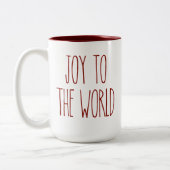 RAE DUNN inspiré la joie à la Mug de café du monde (Gauche)