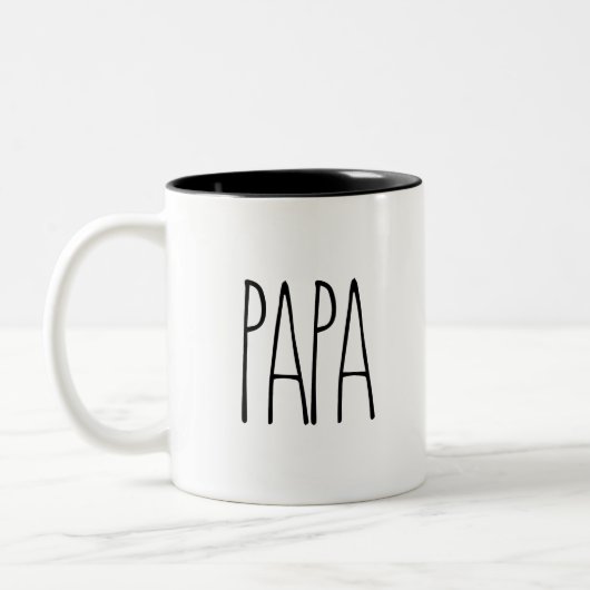 RAE DUNN Inspiré PAPA café Mug (Gauche)