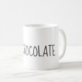 Rae Dunn inspireerde de Mok HOT CHOCOLATE (Voorkant rechts)