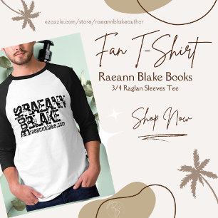Raeann Blake Boeken 3/4 Raglan Mouwen T-shirt