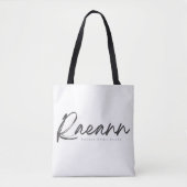 Raeann Blake Books Canvas tas (Voorkant)