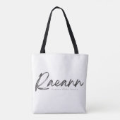 Raeann Blake Books Canvas tas (Achterkant)