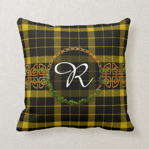 Raeburn Tartan en monogram Kussen