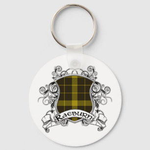 Raeburn Tartan Shield Sleutelhanger
