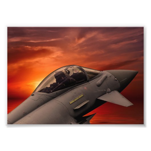 RAF-tyfoon Foto Afdruk (Voorkant)