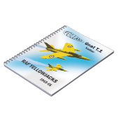 RAF Yellowjacks in Gnat T.1-trainers Notitieboek (Linkerzijde)