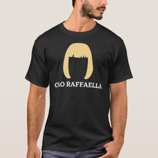raffaella carrà, ciao raffaella carrà, rip raffael t-shirt (Voorkant)