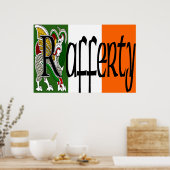 Rafferty Celtic Dragon Print (Keuken)