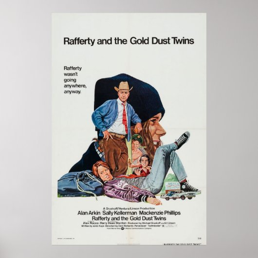 Rafferty en de Gold Dust Twins film poster (Voorkant)