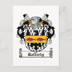 Rafferty Family Crest Briefkaart