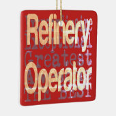 Raffinaderij-extraordinaire Keramisch Ornament (Rechts)