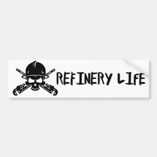 Raffinaderijleven Bumpersticker