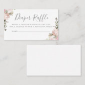 Raffle de couches | Baby shower Invitation Inserti (Devant / Derrière)