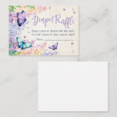 Raffle de couches | Carte d'insertion d'invitation (Devant / Derrière)