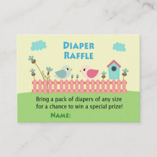 Raffle Tickets Little Bird Diaper