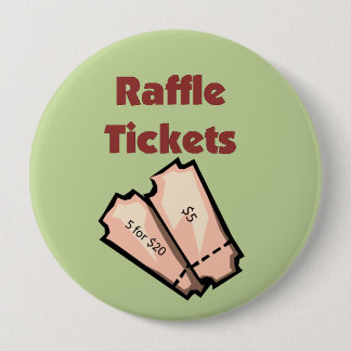 Raffle Tickets verkopen Ronde Button 4,0 Cm