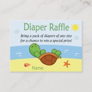 Raffle Tickets voor schildpad