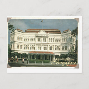 Raffles Hotel singapore Briefkaart